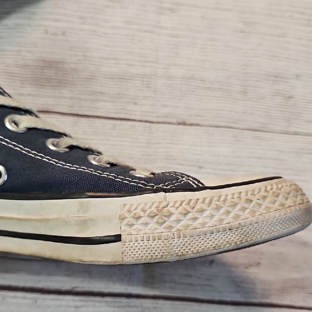 Converse Mens Sz 4 Blue Canvas Sneakers - Picture 6 of 14